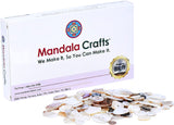 Mandala Crafts Natural Shell Buttons for Crafts – Bulk Mother of Pearl Buttons for Sewing – Mixed Seashell Buttons Mother Pearl Buttons 0.66 LB 300 Grams 650 PCs