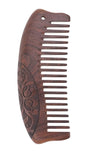Mandala Crafts Wooden Comb - Anti-Static Wood Comb - Wooden Wide Tooth Hair Comb for Men Women Straight Curly Hair Detangling Beard