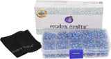 Mudra Crafts Real Freshwater Cultured Pearls for Jewelry Making, Loose Bulk Predrilled Bead Kit