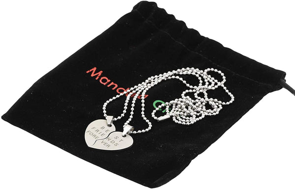 Mandala Crafts Matching Best Friend Necklaces for 2 Girls – Split