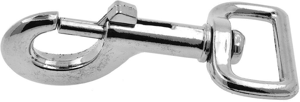 Swivel Snap Hooks Heavy Duty Trigger Clip - 2Pcs Leash Hook Lanyard Clips  Nickel