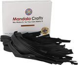 Nylon Invisible Zipper for Sewing, 14 Inch Bulk Hidden Zipper Supplies in 20 Assorted Colors; by Mandala Crafts