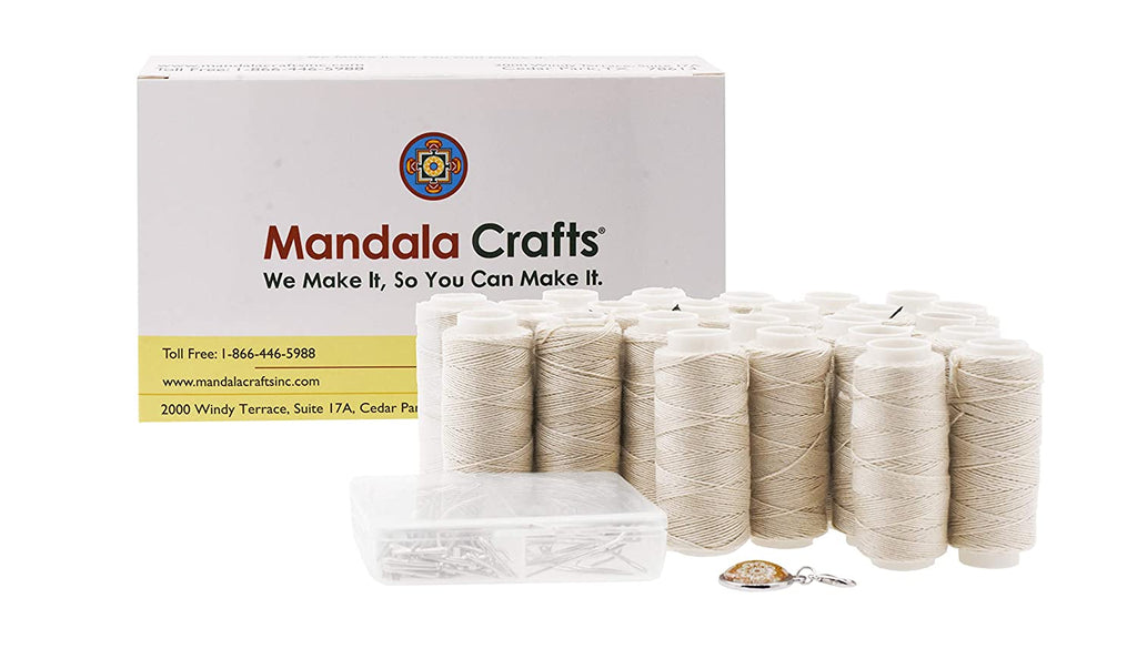 Mandala Crafts Hair Weaving Thread and Needle Set for Hair, Wigs, Hair  Extensions, Weft Sewing