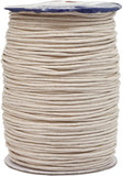 Mandala Crafts 1.5mm 109 Yards Jewelry Making Beading Crafting Macramé Waxed Cotton Cord Rope (Cream)