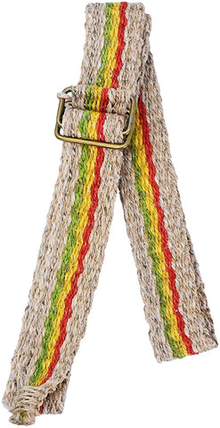 Mandala Crafts Bohemian Belt - Boho Belt for Women - Mens Rasta Belt Handmade Woven Hemp Boho Waist Belt Big Hippie Belt for Reggae Rasta Accessories