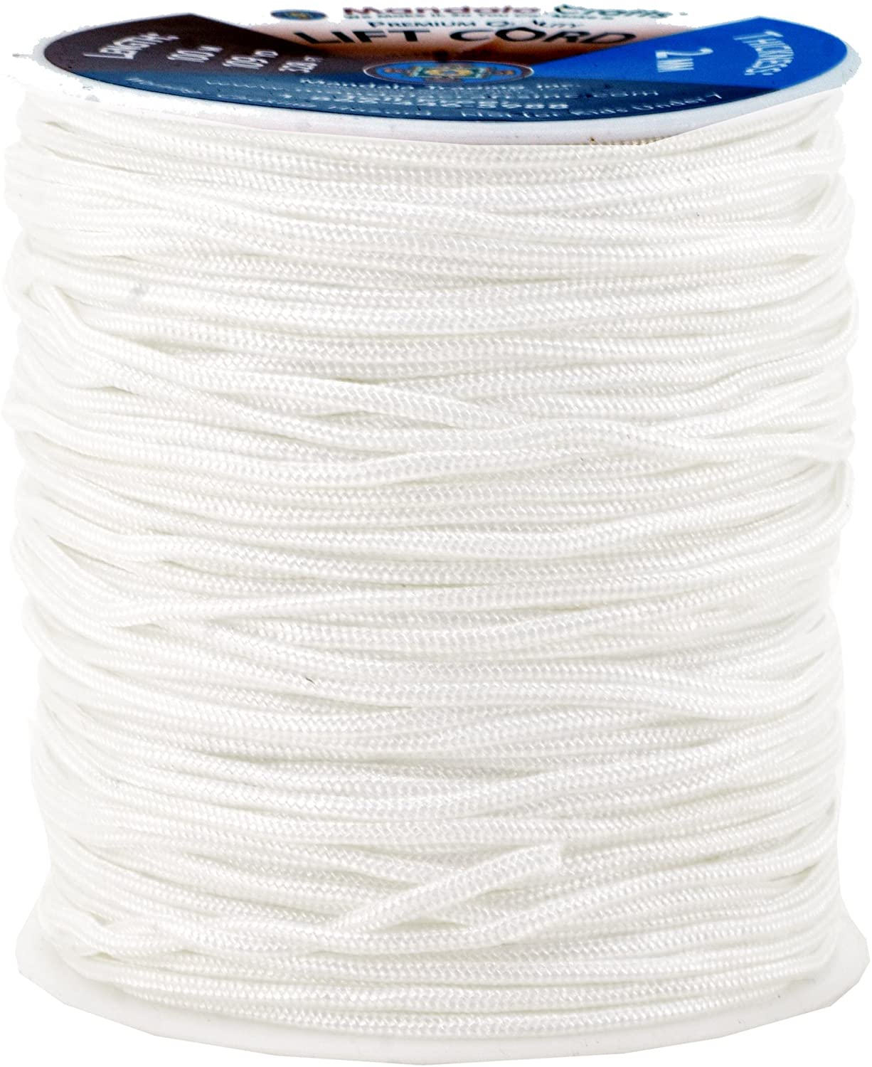 Mandala Crafts Blinds String, Lift Cord Replacement from Braided Nylon –  MudraCrafts