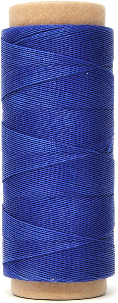 Flat Waxed Thread for Leather Sewing - Leather Thread Wax String Polyester  Cord for Leather Craft Stitching Bookbinding by Mandala Crafts 210D 1mm 55  X 24 Yards 24 Assorted Colors 