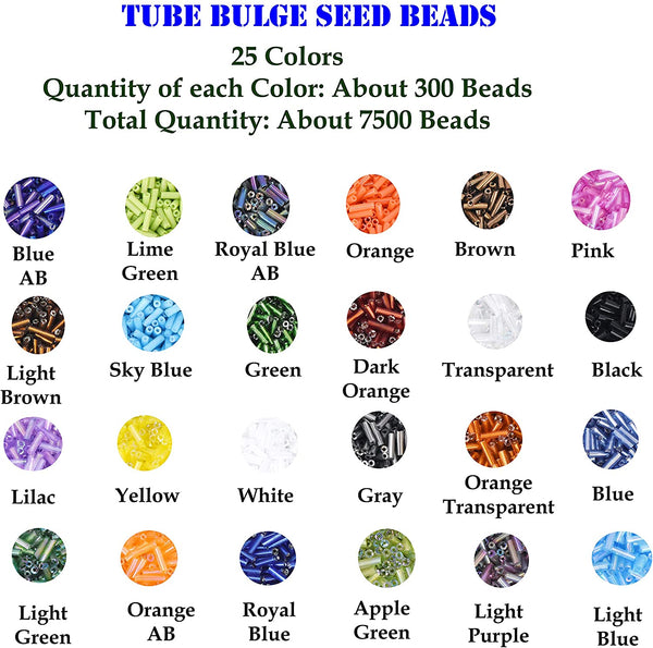 Mandala Crafts Glass Seed Beads for Jewelry Making – Mini Glass Beads for  Bracelets Waist Beads - Small Pony Beads Kit Bulk Beading Supplies for