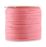 Mandala Crafts 1.5mm Satin Nylon Chinese Knot Rattail Macramé Beading Knotting Cord