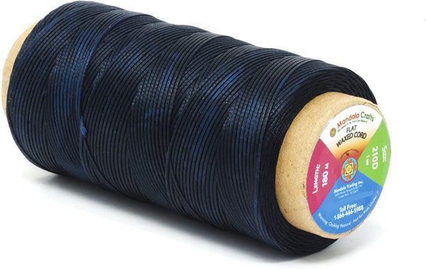 Uxcell Leather Sewing Thread, Waxed Thread, Hand Stitching Thread for Hand Sewing Leather and Bookbinding | Harfington, Dark Brown / 1Pcs