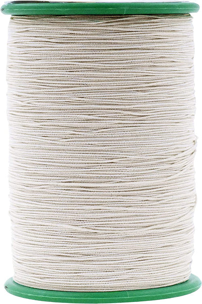 1Mm Wide White Elastic Sewing Thread for Shirring - Full Roll of 500 Metres  Stretch Cord - Spool of Elastic String for Clothing and Jewellery Making