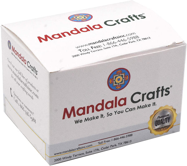 Mandala Crafts Bookmark Tassels for Crafts – Mini Tassels for Bookmarks Jewelry Making Graduation – 5 Inch Pack of 100 Small Floss Metallic Gold Sewing Tassels