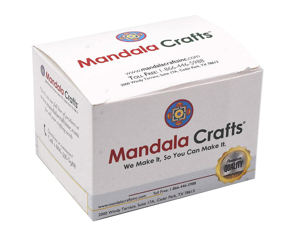 Mandala Crafts Bookmark Tassels for Crafts – Mini Tassels for Bookmarks Jewelry Making Graduation – 5 Inch Pack of 100 Small Floss Sewing Tassels