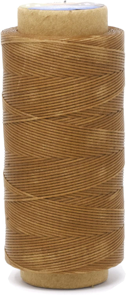 Round Waxed Thread for Leather Sewing - Leather Thread Wax String Poly –  MudraCrafts