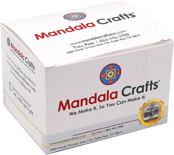 Mandala Crafts Bookmark Tassels for Crafts – Mini Tassels for Bookmarks Jewelry Making Graduation – 5 Inch Pack of 100 Small Floss Sewing Tassels