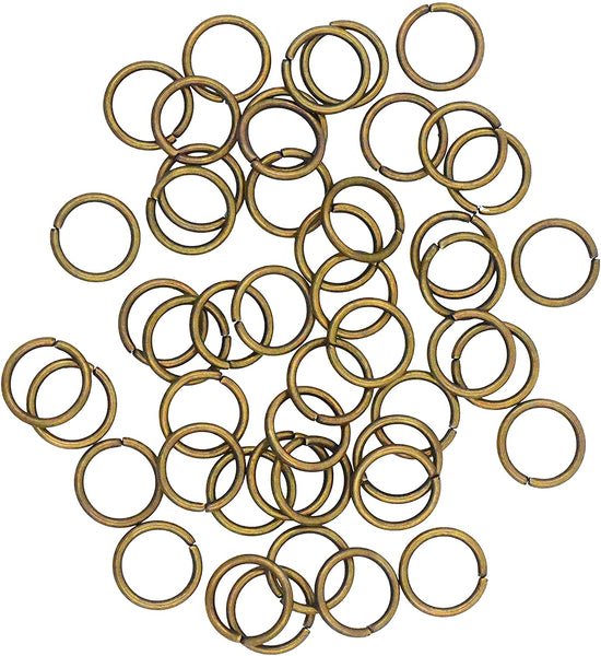 Mandala Crafts Small Jump Rings for Jewelry Making – Metal Jump Rings for Crafts – Jump Ring Jewelry O Rings Antique Copper Jump Ring Kit 4mm 5mm