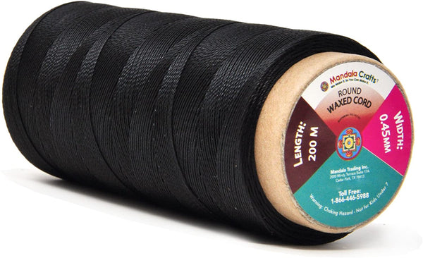 Waxed Cord Round Wax Thread Cord Colourful Wax Yarn Bead - Temu