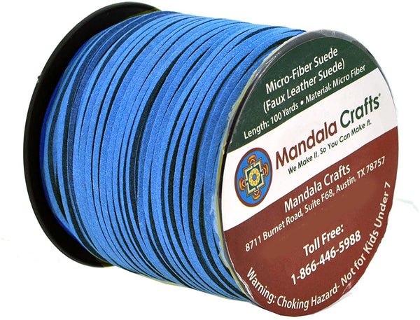 Mandala Crafts Genuine 2 Inch Wide Brown Leather Strap - Flat