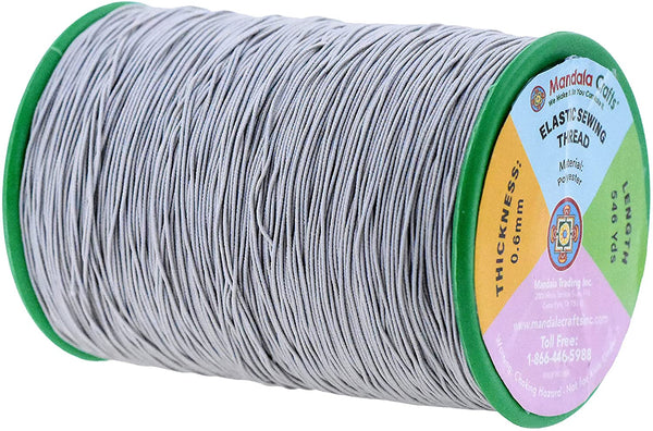 Shirring Elastic Thread for Sewing - Thin Fine Elastic Sewing Thread f –  MudraCrafts