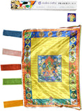 Mudra Crafts Tibetan Prayer Flags Vertical Banner - Nepalese Prayer Flags - Lungta Prayer Flag Banner