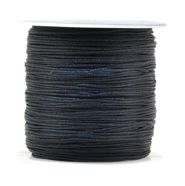 Mandala Crafts 0.8mm 100M Satin Nylon Chinese Knot Rattail Macramé Beading Knotting Sewing Cord