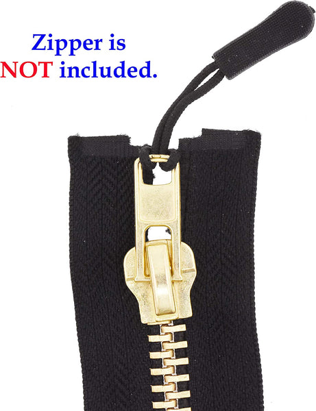 100 YKK Black Zipper (7 Inches) For Slacks, Shirts,Bags, Pouches and Craft  projects-Made in USA