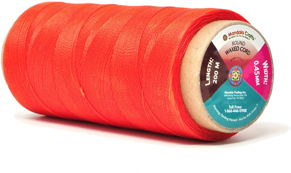 Mandala Crafts Red Heavy Duty Thread - #92 T90 300D/3 1500 Yds Polyester  Thread for Sewing Machine Outdoor Marine Jeans Leather Thread Drapery