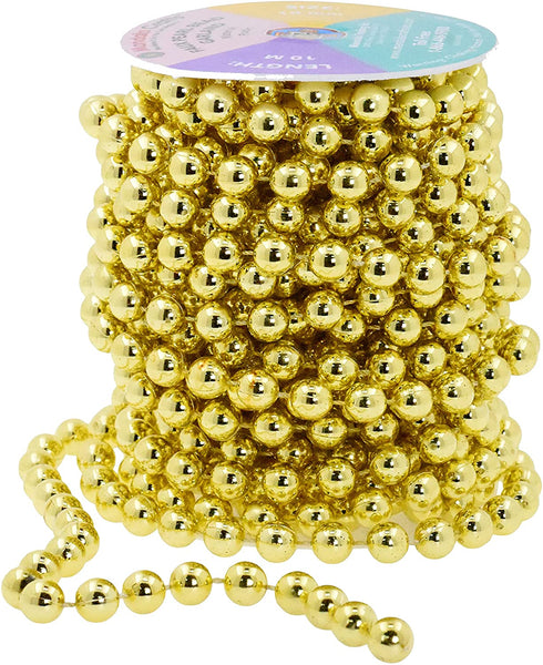 Mandala Crafts Faux Pearl Beads Garland Pearl Bead Roll String Strand –  MudraCrafts