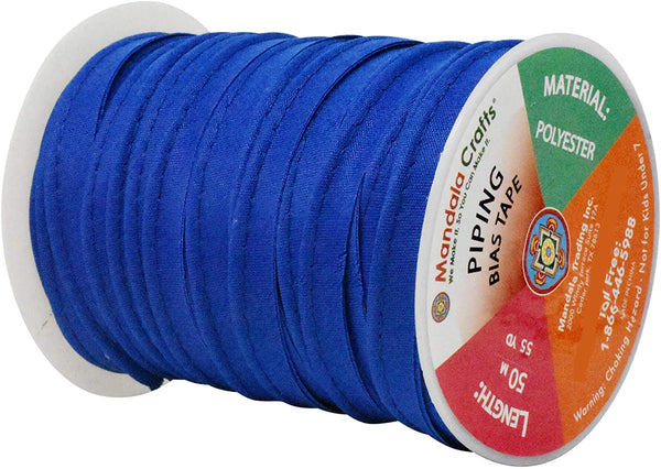 Mandala Crafts Assorted Polyester Cotton Welting Cord for Upholstery Welt Cord  Piping Rope Filler Sewing - 50 YDs Inch Cotton Piping Cord Welt Cording for  Drapery Pillow Trimming Assorted Rainbow Colors