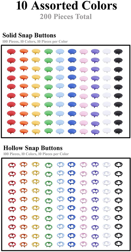 Snaps, hollow and solid snaps, snaps for clothing, crafts, jacket, bodysuit