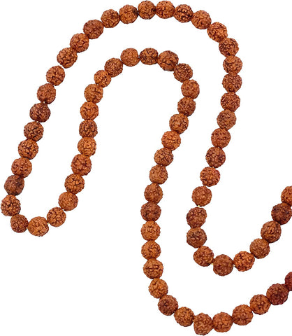 Yoga Meditation Carved Yak Bone 108 Prayer Beads Mala Necklace