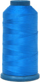Mandala Crafts Bonded Nylon Thread for Sewing Leather, Upholstery, Jeans and Weaving Hair; Heavy-Duty; 1500 Yards Size 69 T70 (Gray)