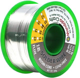 Rosin Core Solder Wire with 60-40 Tin Lead for Electrical, Electronic, PCB Soldering; By Mandala Crafts; 50g 0.5mm