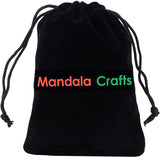 Mandala Crafts Rudraksha Bracelet for Women Men - Rudraksha Mala Bracelet - Rudraksha Beads Bracelet Tibet Beads Rudraksha Wrist Mala