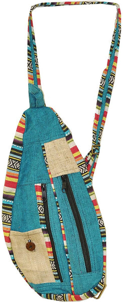 Mandala Crafts Boho Sling Bag for Women Crossbody Purse – Bohemian One Strap Backpack – Hippie Boho Backpack for Men Daypack