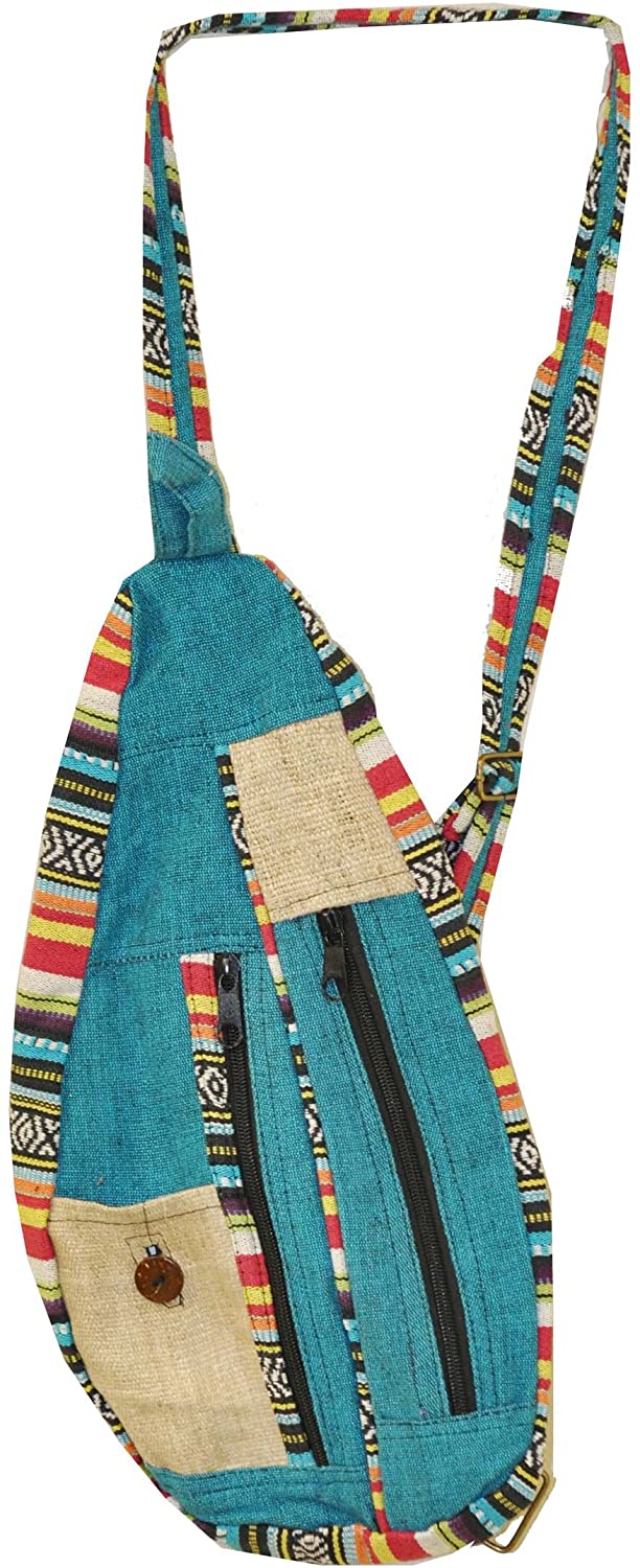 Handmade Sling Crossbody Shoulder Bag Bohemian Boho Style