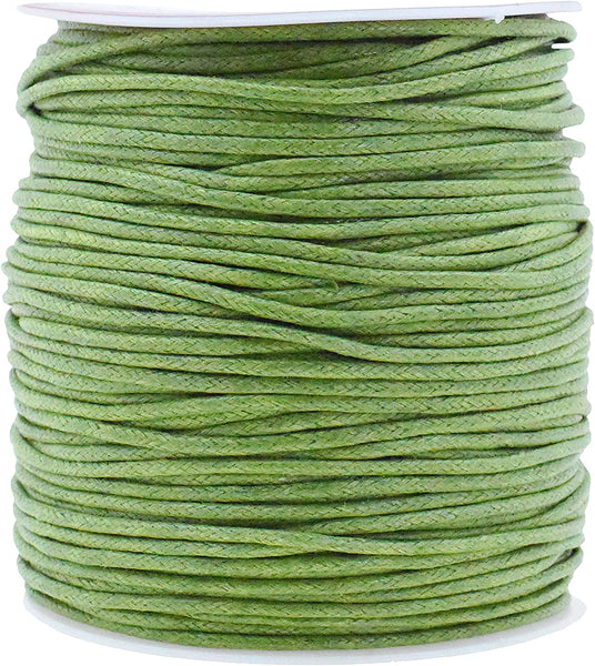 Oil green transfer beads thick rope hand-made Wax thread bracelet