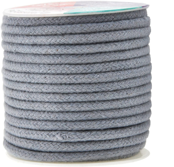 Mandala Crafts Soft Drawstring Replacement Rope Upholstery Crochet Macramé Cotton Welt Trim Piping Cord