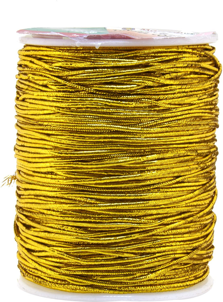 Wired Tinsel Cord - Skinny Gold Lurex Trim, 3 Yds. – Smile Mercantile Craft  Co.