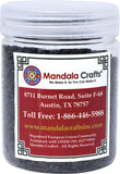 Mandala Crafts 6000 PCs 3mm Glass Seed Beads for Jewelry Making – Small Beads for Jewelry Making – Tiny Beads Kit Black Seed Beads 8/0