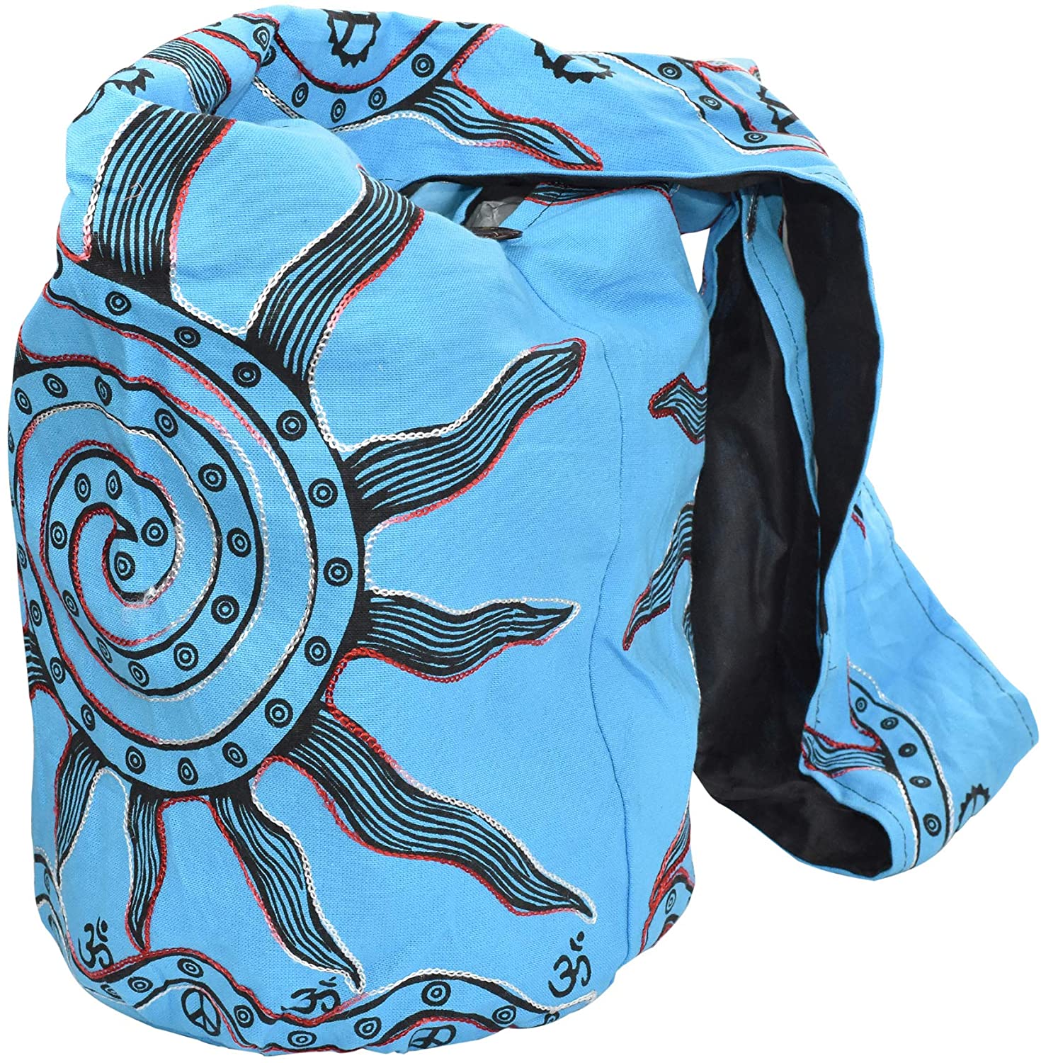 Boho chic summer bag Hippie Hobo shoulder bag / cotton messenger bag – The  Lotus Wave