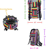 Bohemian Backpack – Boho Backpack Purse - Large Baja Backpack Hippie Backpack for Women Men