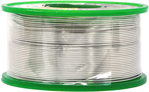 Rosin Core Solder Wire with 60-40 Tin Lead for Electrical, Electronic, PCB Soldering; By Mandala Crafts; 50g 0.5mm