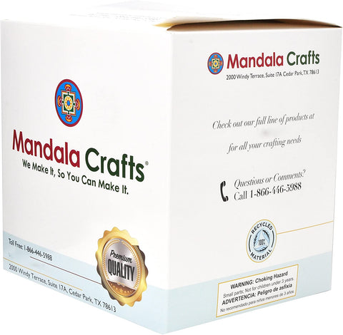 Mandala Crafts Fold Over Elastic Band 5/8 Inch Foldover FOE