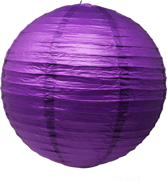 Mixed Colored Paper Lanterns Decorative Party Lanterns - Hanging Paper Lanterns with Lights - Chinese Lanterns Decorations by Mudra Crafts Round 12 Inches Pack of 10