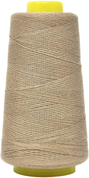 Mandala Crafts Mercerized Cotton Thread for Sewing Machine Hand Sewing - 50WT Cotton Cone Sewing Thread - 50S/2 Machine Quilting Thread Cotton Embroidery Thread