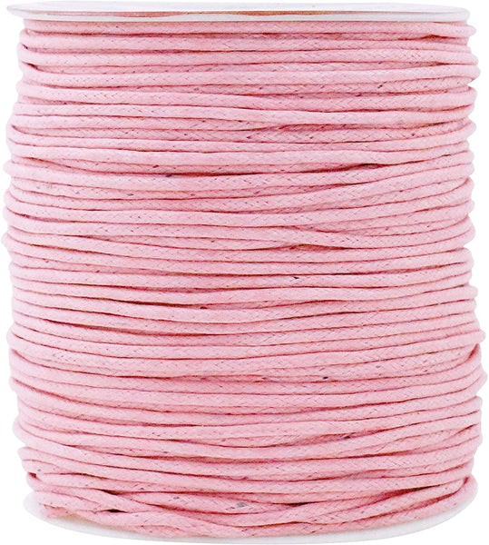 1mm-6mm Waxed Cotton Cord Waxed String Strap Necklace Rope Bead DIY Jewelry  Maki