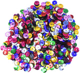 Mandala Crafts Loose Sequins for Crafts and Sewing – 6mm Sequin Paillettes for Crafts – Craft Spangles for Crafts - Cup Sequins for Crafting 20000 PCs