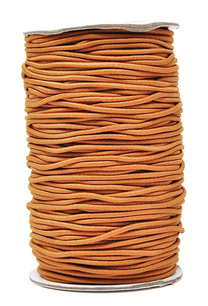 Elastic Cord Stretchy String 2mm 49 Yards Brown for Crafts, Bracelets,  Necklaces, Beading