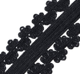 Mandala Crafts Elastic Lace Ribbon Decorative Stretch Trim for Elastic Headband, Lingerie, Sewing